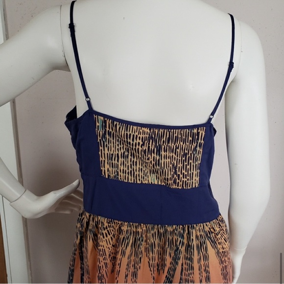 Urban Outfitters Ecotè Boho Ombré Spaghetti Strap Multicolored Mini Dress - Picture 7 of 16